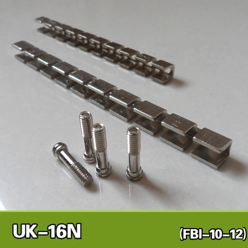 

Клеммные колодки UK16N для Din-рейки, аксессуары, перемычки