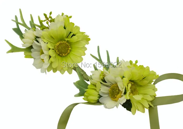 Rustic Wedding Daisy Flowers Bouquet For Marriage Groomsmen
