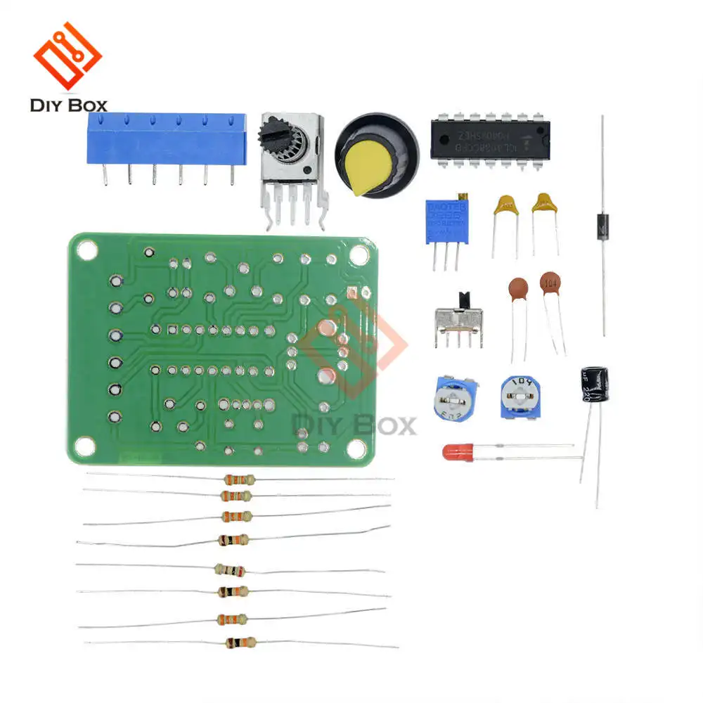 ICL8038 монолитная функция генератор сигналов модуль DIY Kit синусоида квадратный треугольник электронная доска DC 12 В квадратная волна