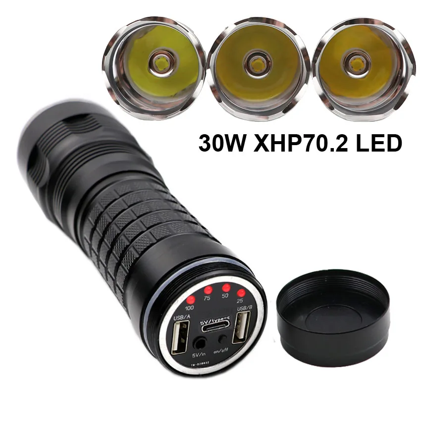 XHP70 подсвеченный 3800 люмен Linterna перезаряжаемый Многофункциональный светодиодный тактический фонарь XHP70.2 светодиодный фонарь USB выход