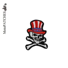 Шляпа кость руки скелета вышитые патчи на заказ форменные патчи