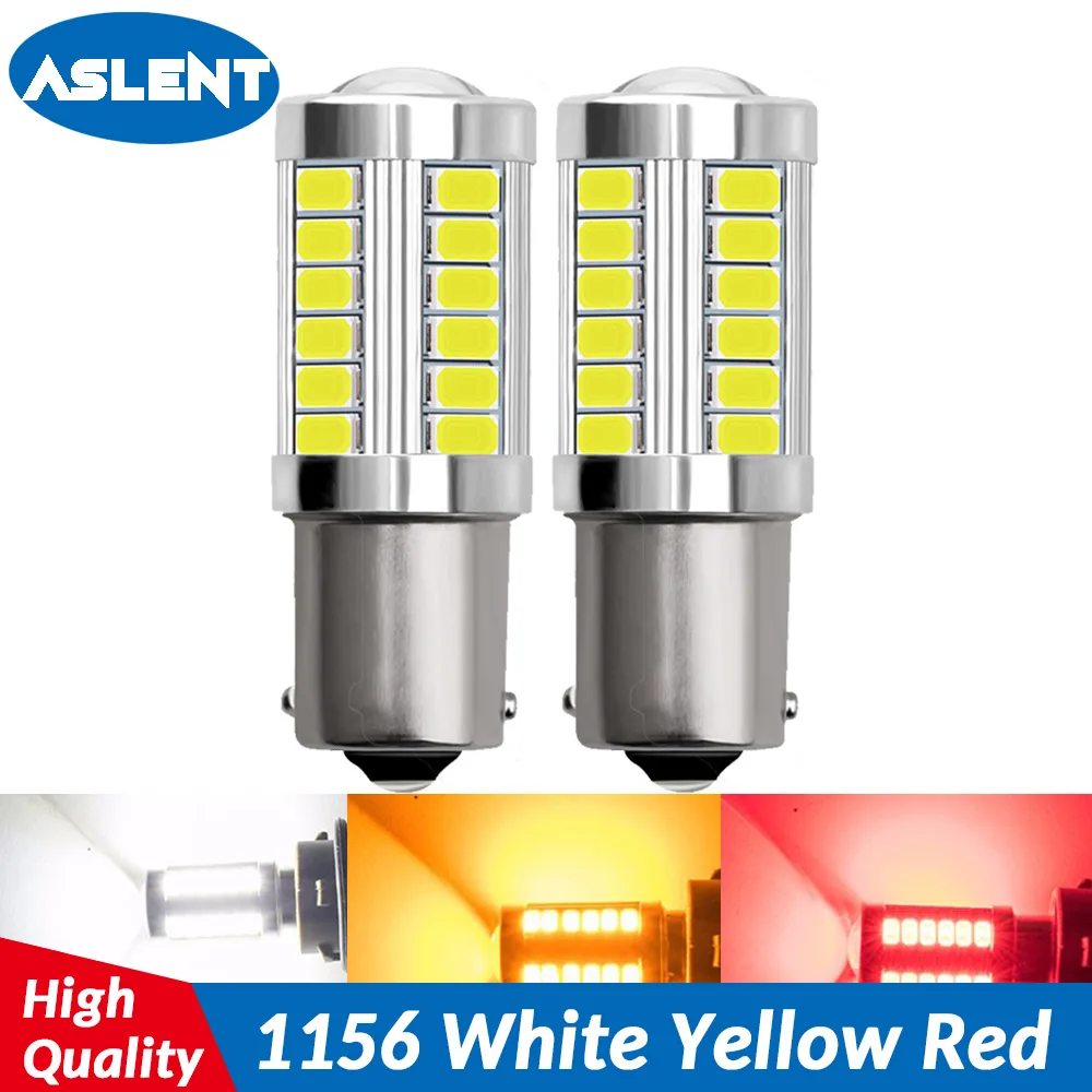 ASLENT 2 шт. 1156 7506 BA15S P21W 5630 5730 Светодиодные Автомобильные задние лампы стоп сигналы 12 В автомобильная лампа заднего хода дневные ходовые сигнальные огни|Сигнальная лампа|   | АлиЭкспресс