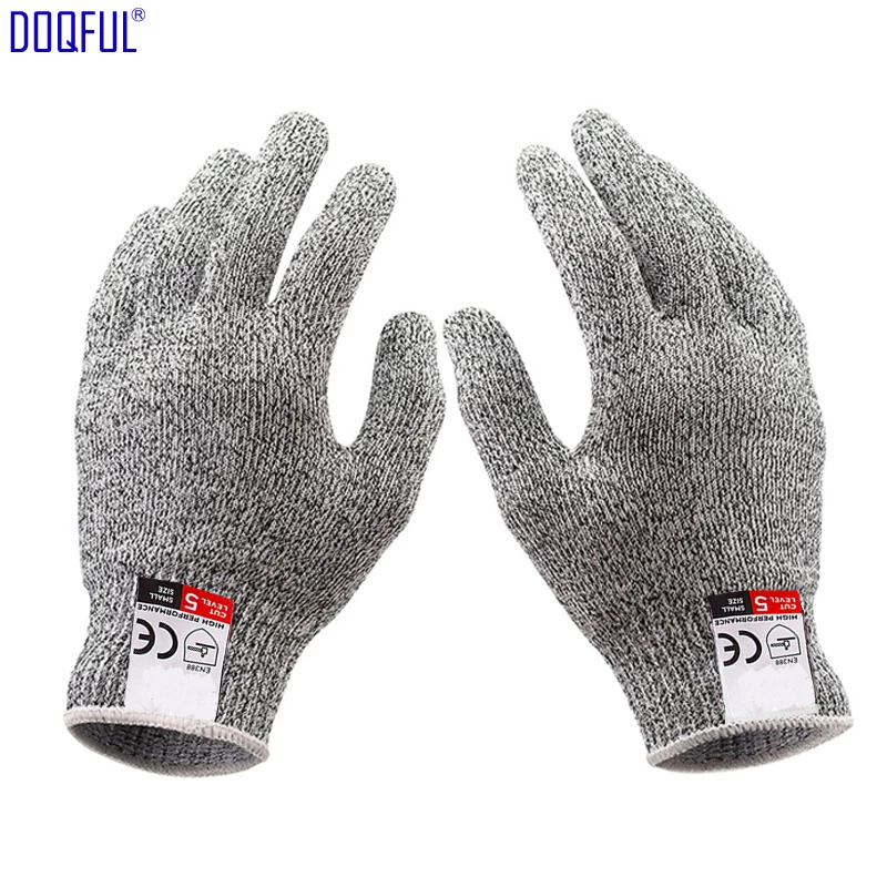 100 Pairs Work Safety Anti Cut Gloves Level 5 Protection Stab Proof