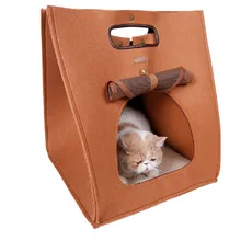 1pc Useful and Hot Three-Usage Multi-functional Pet Dog Cat Bed Bags Outdoor Travel Pet Carrier Handbag