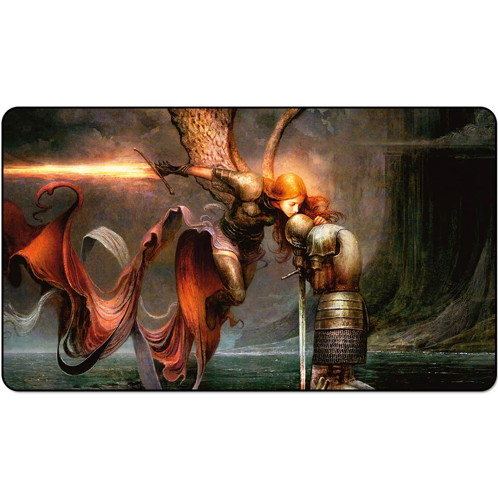 

Magic trading card game Playmat: ANSWERED PRAYERS (MODERN HORIZONS) art playmats Board Game Mat 60cm x 35cm (24" x 14") Size