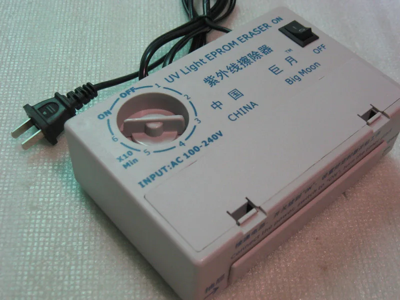 220V UV EPROM Eraser Light Weight Compact Size High Speed Practical Mini Size Electrical for Erasing EPROM Chips National Standard Plug