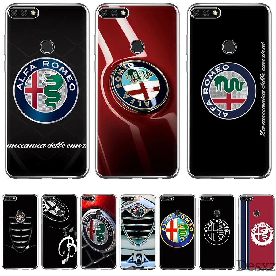 

Desxz Alfa Romeo Logo Case For Huawei P20 P10 P9 P8 Lite Pro Plus P Smart Mini Cover Phone Bag Hard shell