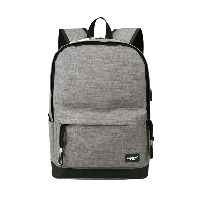 Waterproof Backpack USB 15.6 Inch Laptop Bag Men Women Large Capacity Black Grey Backpacks School Bags Mochila Masculina BP0148 (10)
