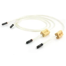 Бесплатная доставка пара Nordost Odin RCA Межблочный кабель с wbt-0102ag с серебряным покрытием вилки разъема
