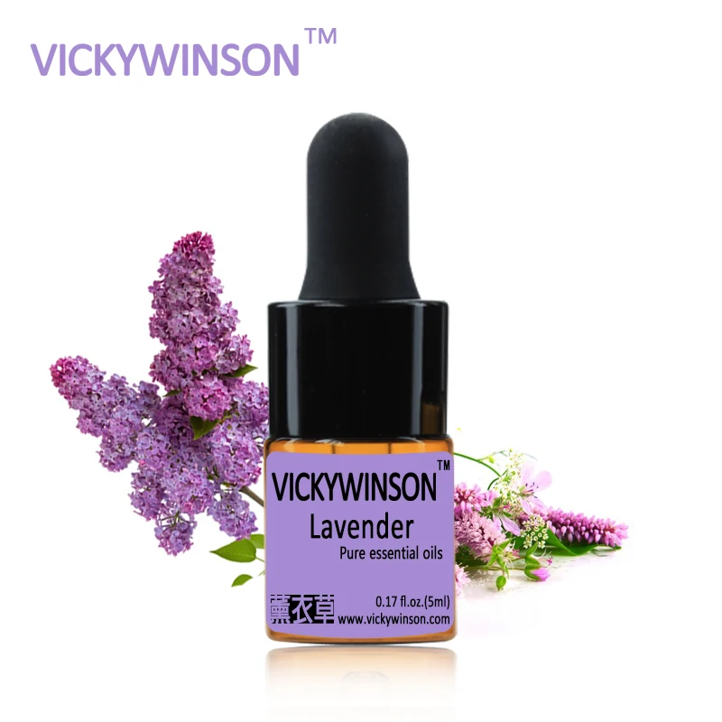 VICKYWINSON эфирное масло лаванды 5 мл 100% чистые эфирные масла для удаления линяющих
