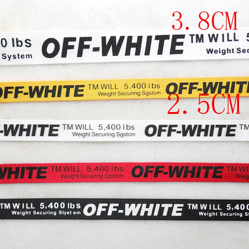

New 2.5cm Non-elastic medium-Thickness printing ribbon printing Letter belt backpack Belt decoration
