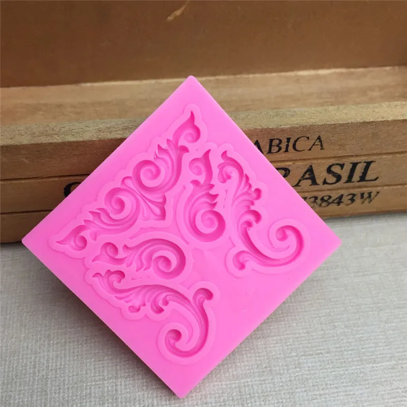 

Symmetrical Decorative Flower Silicone Mold European Relief Chocolate Pastry Moulds Dessert Fondant Cake Decorating Tools 4YANG