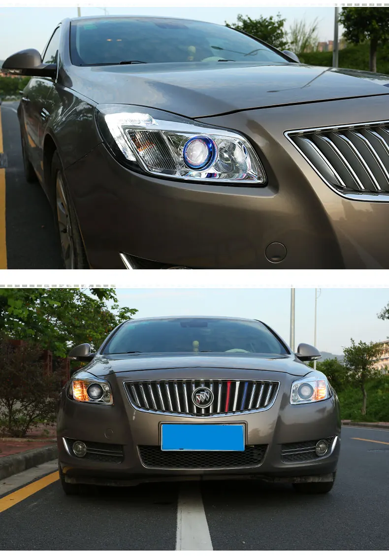 Автомобильные фары для Buick Regal светодиодные фары 09-13 для Opel Insignia Головной фонарь Angel eye led DRL передний свет Биксеноновые линзы ксенон