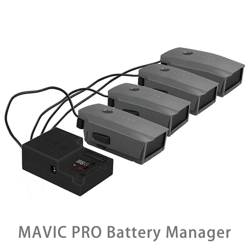 

Battery Manager 1in 4 intelligent charger Parallel Multi-battery Charging Adapter for DJI MAVIC PRO