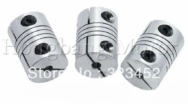 

5pcs CNC Coupling Flexible 6.35x8mm D20xL25 Jaw Spider Plum Coupling Shaft Coupler