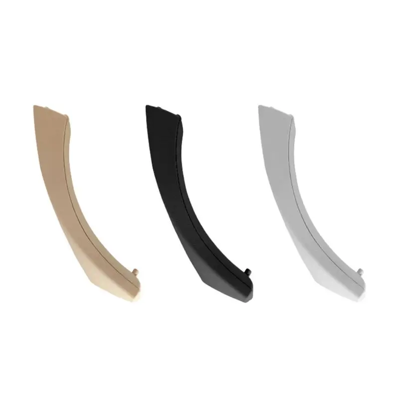 

2Pcs Right Side Inner Front Door Panel Handle Pull Trim+Cover for E90 E91 3 Series Car Interior Accessories