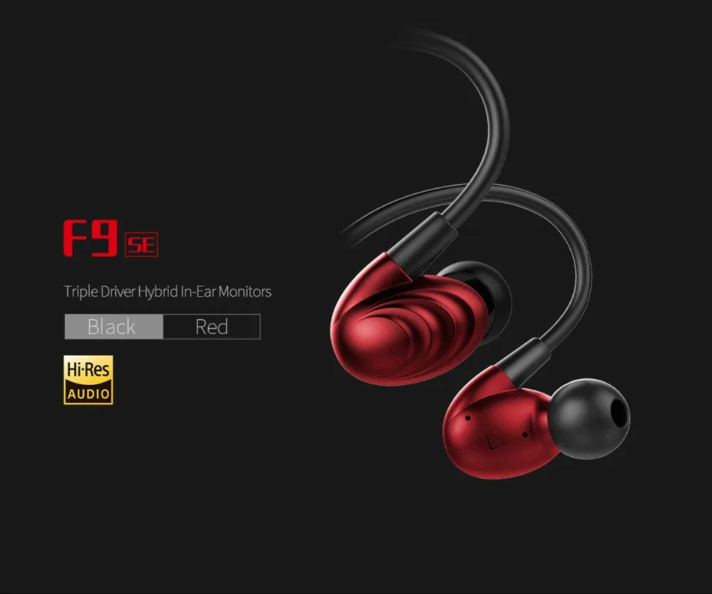 אוזניות חוטיות - Triple Driver Hybrid In-Ear - מבית FiiO - ב-56.79 $! 2 content_F9_SE__1_