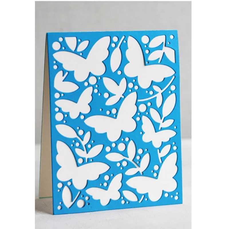 

Butterfly Shape Hollowed Covers Metal Cutting Dies for Scrapbooking DIY Card Album Embossing Card Making Paper Decor New 2019