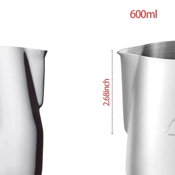 Stainless Steel Milk Frothing Pitcher Espresso Coffee Barista Craft Latte Cup Cappuccino Milk Jug Cream Frother Pitcher Maker 5