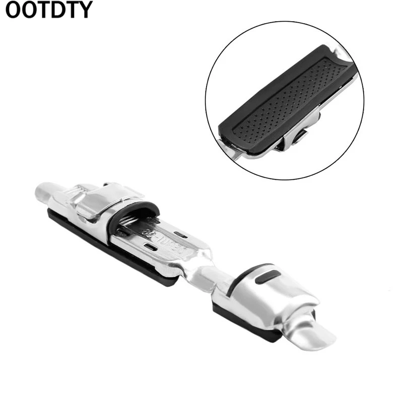 

OOTDTY 1pc Fishing Wheel Reel Fishing Stainless Steel Accessory ToolFishing Reel Seat Fishing Rod Clip