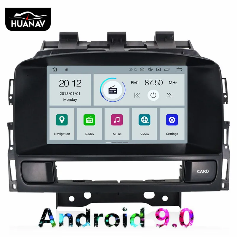 Android 9 0 автомобильный DVD плеер GPS навигация для OPEL Vauxhall Holden Astra J 2010-2013 Радио