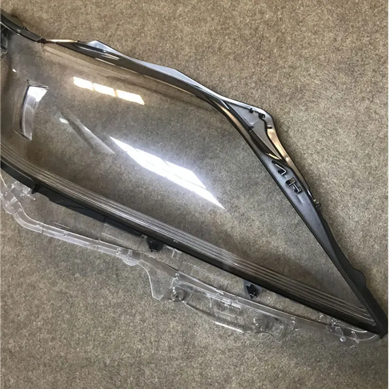Передних фар фары стеклянный абажур лампы в виде ракушки абажур для лампы с металлическим каркаксом прозрачная маска для Lexus RX270 350 450 2013