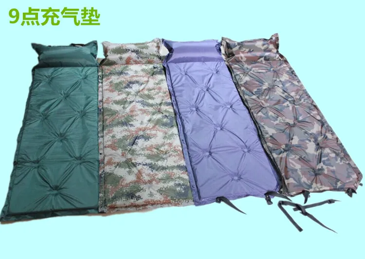 

Single thickening and widening automatic inflatable sleeping pad picnic mat multiple splicing mats