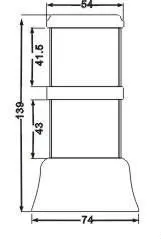 ILLUMINATE LIGHT/UPPER LIGHT/INDICATOR LAMP
