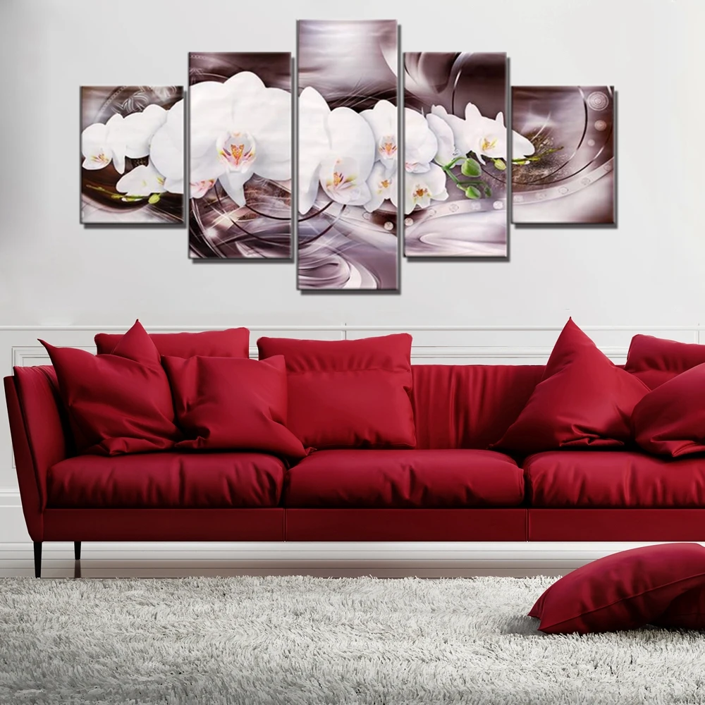 Wall Art Canvas Printed Flowers Home Decor Canvas Painting for Dining