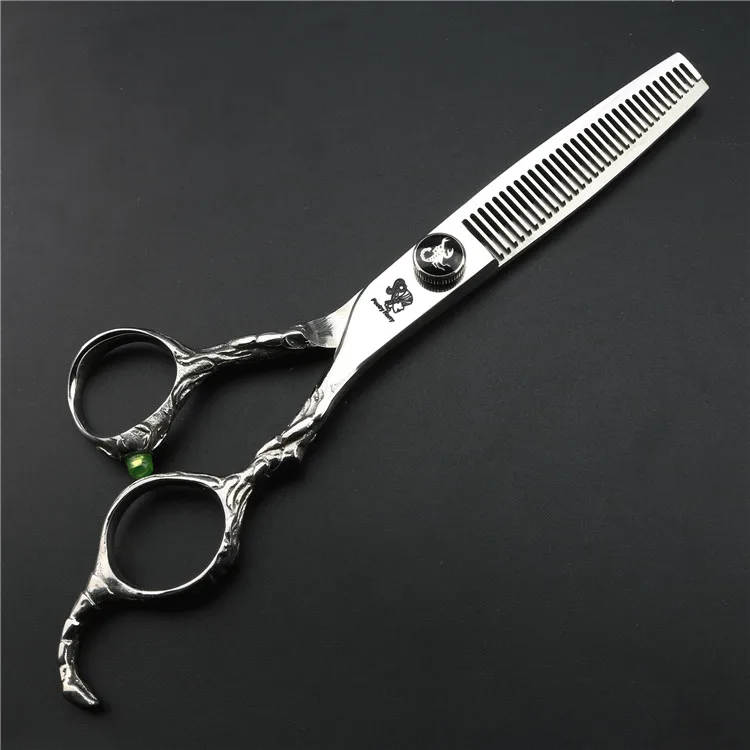 Парикмахерские ножницы 440C сталь салонная укладка парикмахерские инструменты 6 дюймов резка ножницы, ножницы для волос Пинцет ручка