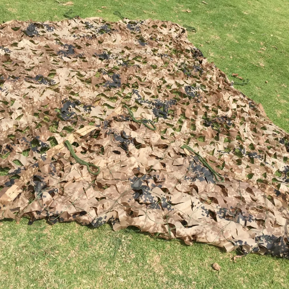  1.5x4m Hunting Camouflage Net 100% Oxford polyester Military mesh camo netting outdoor sun shade ga