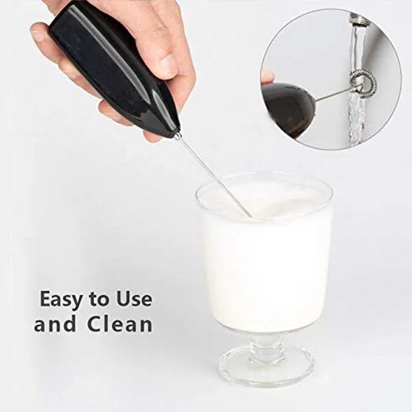 

Milk Frother Handheld, Coffee Frother Battery Operated - Electric Whisk Coffee Stirrers, Milk Foamer, Mini Mixer Useful Gifts