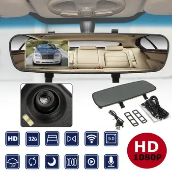

2020 New 2.4 inch 1080P Full HD Car Driving Video Recorder Rearview Mirror DVR Car Night Vision Rear View Dash Cam Cameras