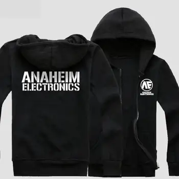 

High-Q Unisex GUNDAM Anaheim Hoodies pullover jacket coat print cartoon Anaheim hooded Cardigan Sweatshirt coat jacket