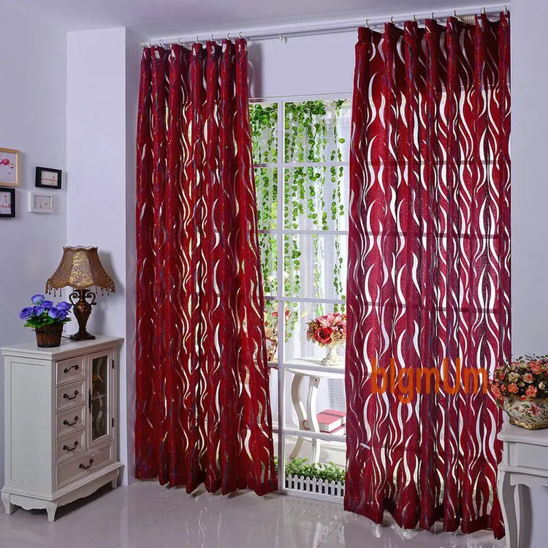 Новое поступление отвесные шторы роскошные занавески в полоску/Тюль/Volie/органза