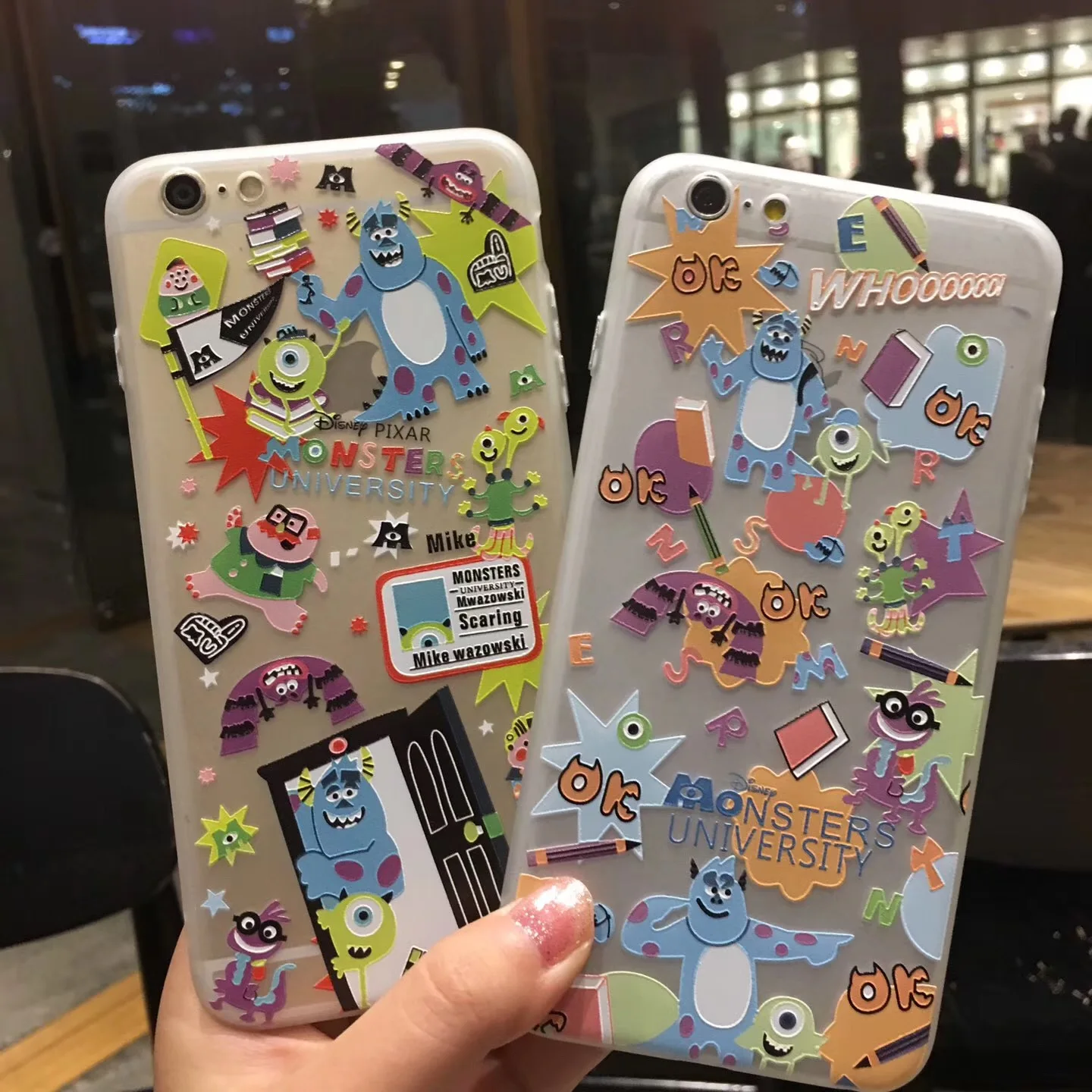 

TPU+PC Plating Button Case For iphone 6 8 6S plus 7 7/8 plus X XS Anpanman Pattern Phone Case