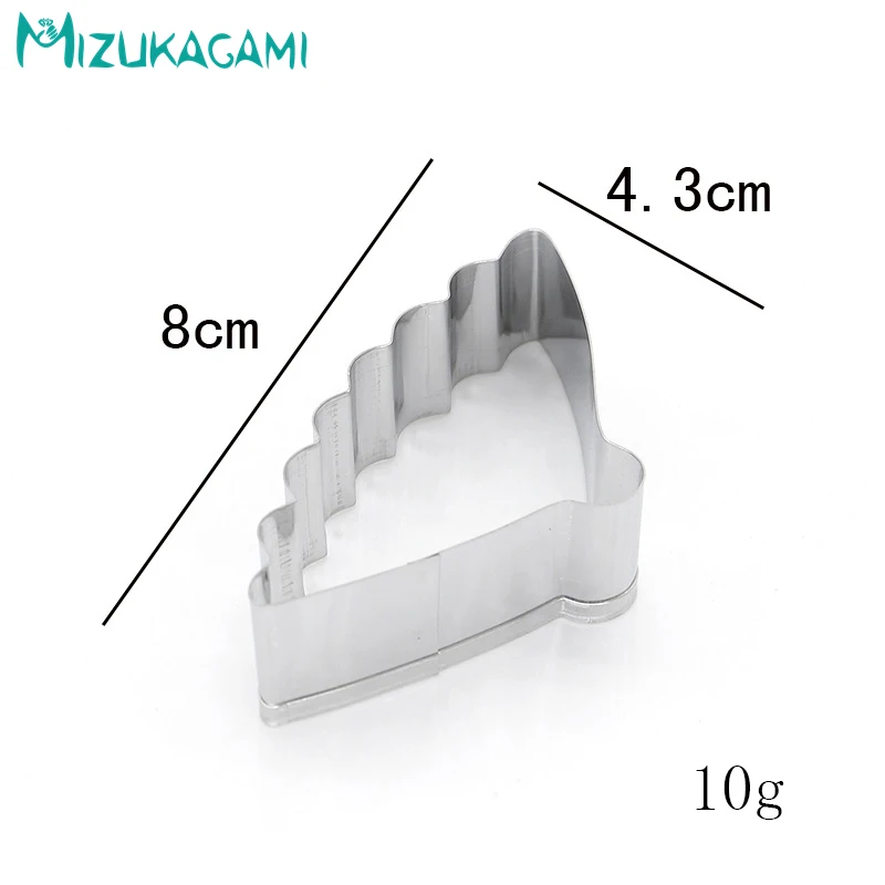 Резак печенья для торта из нержавеющей стали Форма вентилятора помадка торт инструмент DIY кухонные принадлежности для выпечки MS-00259