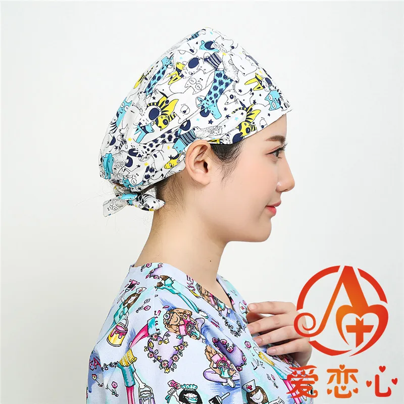 Ailianxin-унисекс медицинские шапки, хирургические операционные шапочки с sweatband хлопок китайский Бестселлер