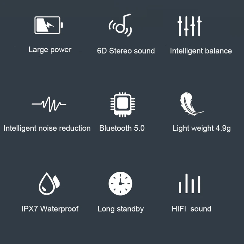 880 TWS Bluetooth наушники 6D стерео беспроводные наушники HiFi качество звука IPX7 Водонепроницаемая гарнитура с шумоподавителем fone de ouvido