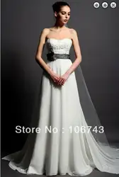 Бесплатная доставка 2016 новый сексуальный милая пользовательские цветок пояса бисероплетение вышивка шифон с вышивкой бисером свадебное