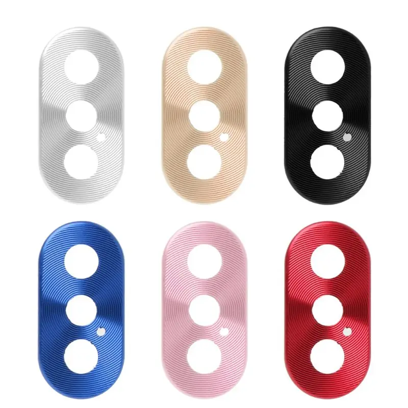 

Metal Rear Back Camera Protector Protective Lens Case Ring Cover For iPhone X