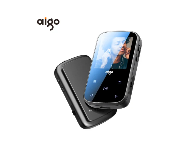 Усовершенствованная версия AIGO MP3-107PRO Bluetooth 4,2 музыкальный плеер с сенсорным экраном Walkman мини MP3-плеер со спортивным зажимом