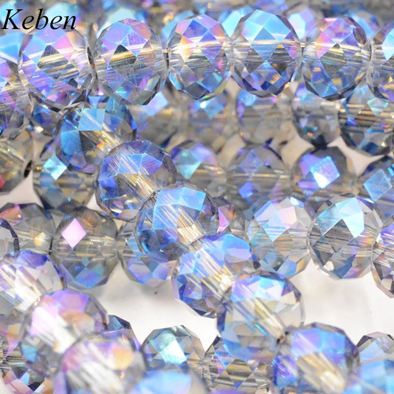 

AB Color 4MM 140 piece/lot Bicone crystal beads Cut Faceted Round Glass Beads Free Shipping