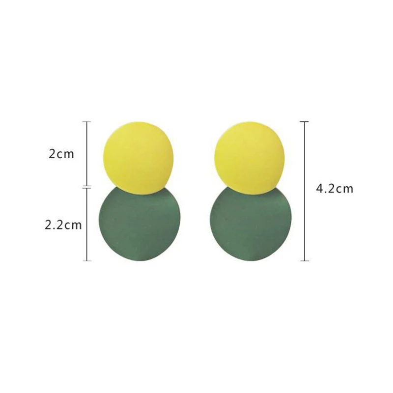 Серьги подвески SUKI boucle d'oreille с помпоном зеленые и красные серьги эффектом