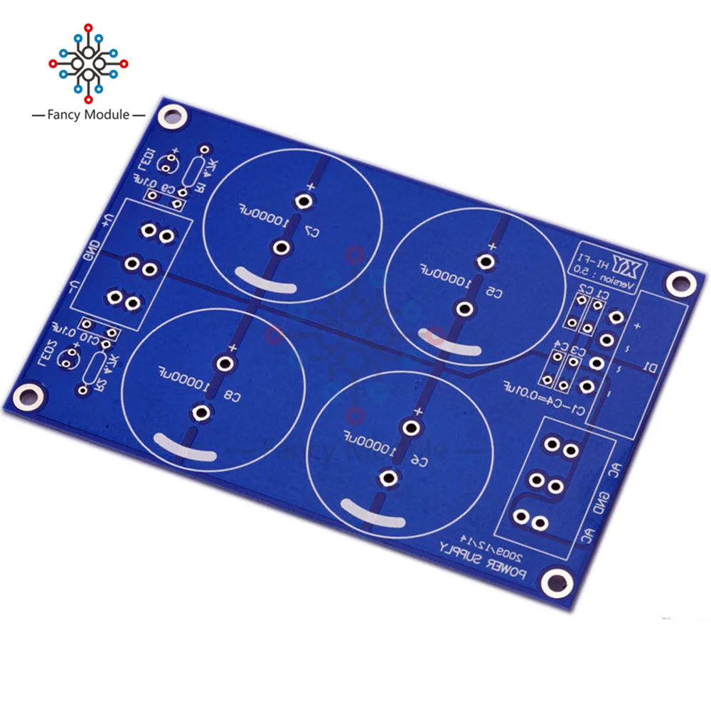 4*10000 мкФ/50 в выпрямитель фильтр блок питания для LM3886TF/TDA7293 PCB