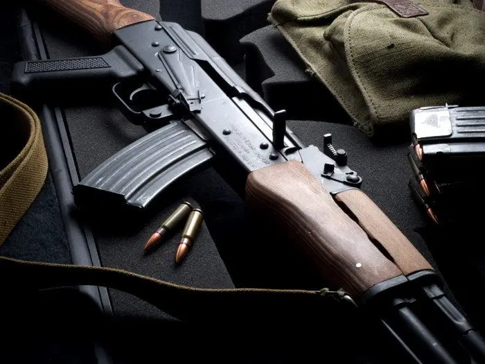 

AK-47 Bullets Military Weapon Silk Poster Art Bedroom Decoration 1024