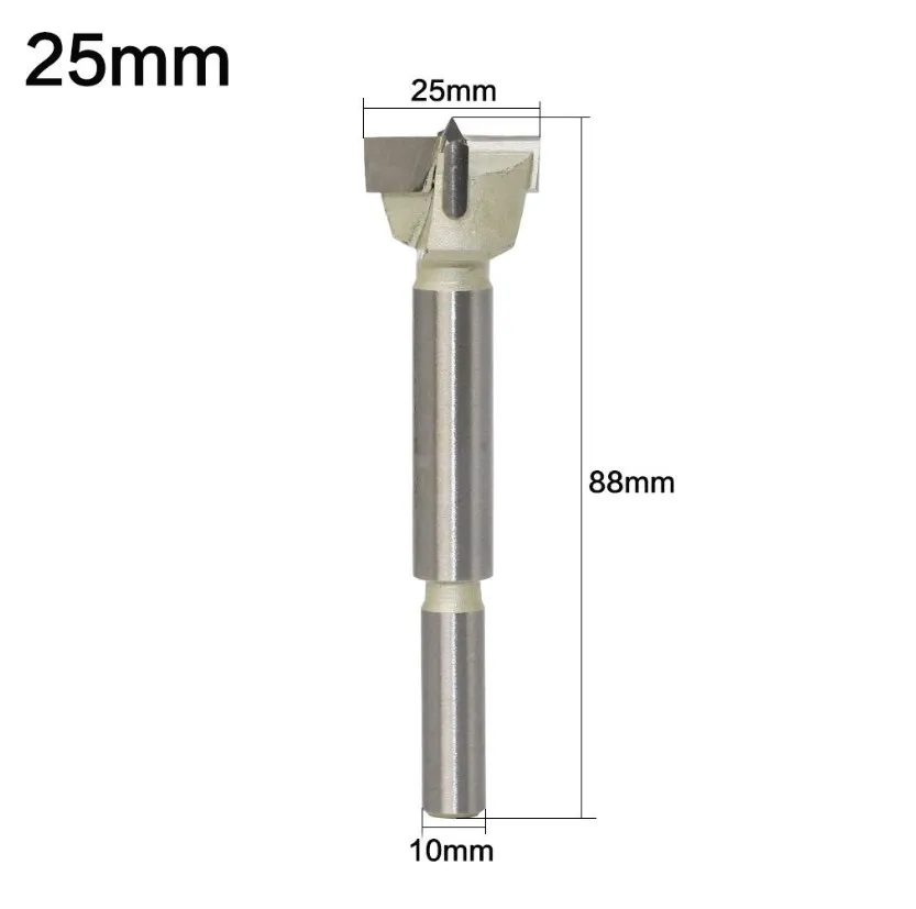 1 шт- ЧПУ твердосплавный деревообрабатывающий фрезерный станок, сверло по дереву, Замочная скважина деревянная дверь Сверло по дереву - Длина режущей кромки: 25mm