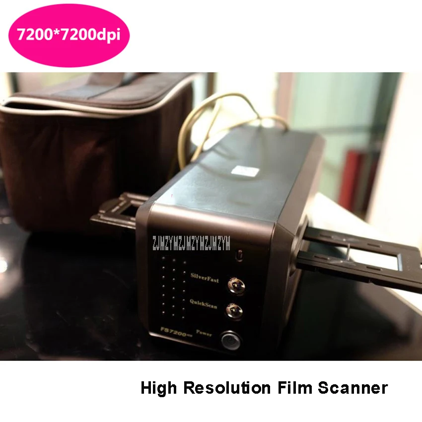 FS7200ICE сканер пленки слайд-сканер 7200 точек/дюйм USB 135 отрицательной 24 3x35 мм диапазон