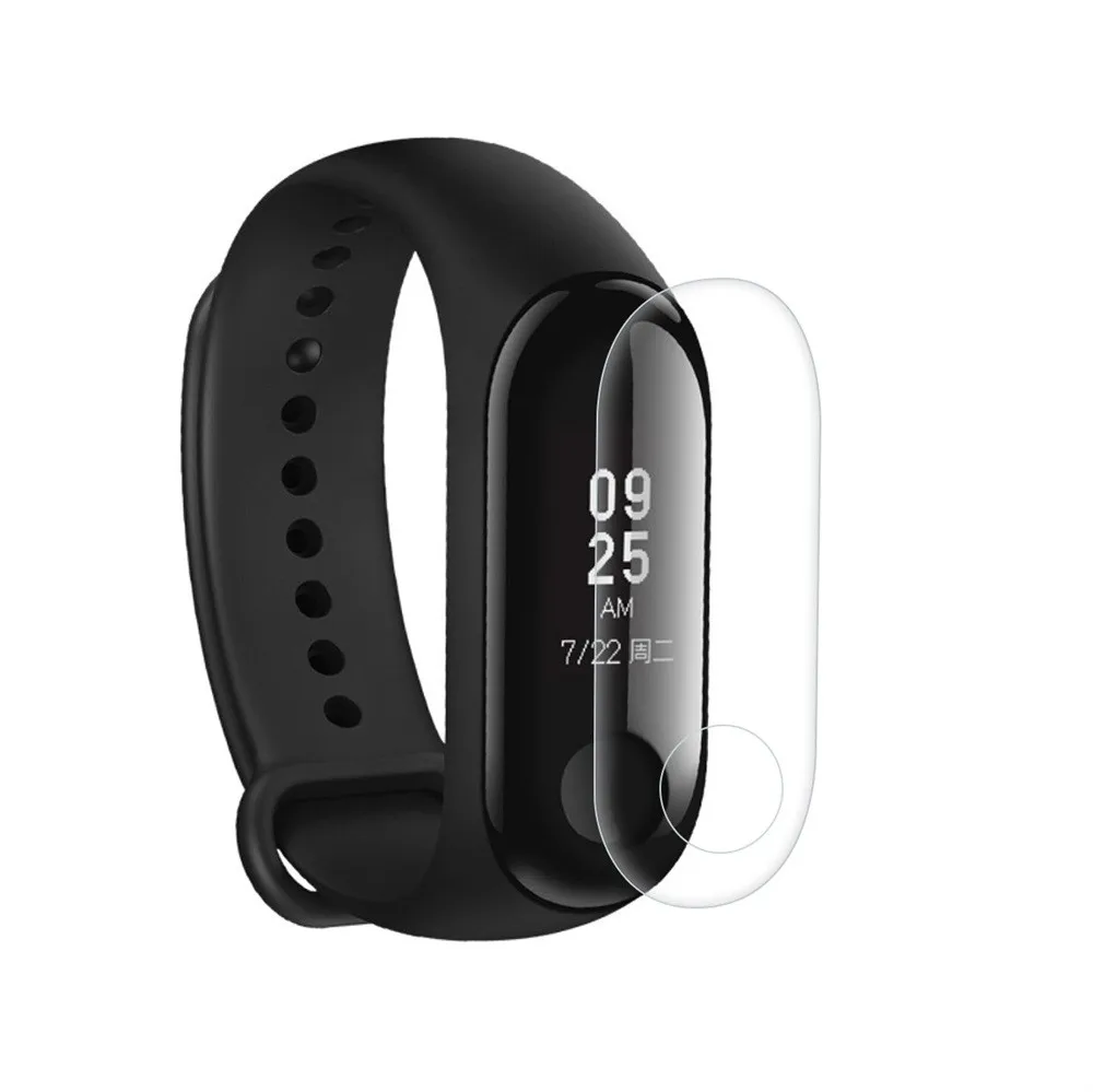 

NEW 2/4pcs Screen Protector For Xiaomi Mi Band 3 LCD TPU Full Cover Screen Protector Film For Xiaomi Mi Band 3 #Y10