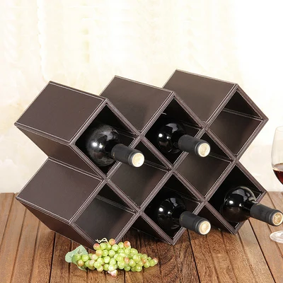 Домашний простой креативный винный шкаф в европейском стиле, шкаф для гостиной с ТВ, винный шкаф для украшения винных бутылок, винные полки для шкафов - Цвет: coffee 8 grids